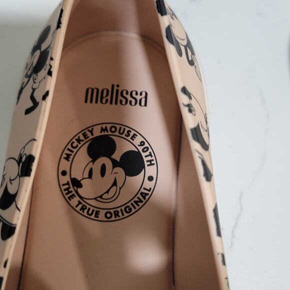 Melissa + Mickey Mouse Minnie Mouse Slip On pink Disney Sneaker Size 7 - Picture 10 of 14
